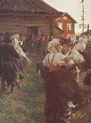 Anders Zorn midsommarnattsdans oil painting reproduction